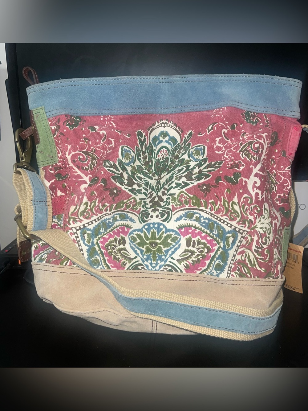 New! Lucky Brand Runaway Shoulder tote